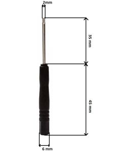 Επίπεδο κατσαβίδι 2 mm