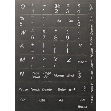 N8 Κλειδιά αυτοκόλλητα - μεγάλο σετ - γκρι φόντο - 12,5:10,5mm