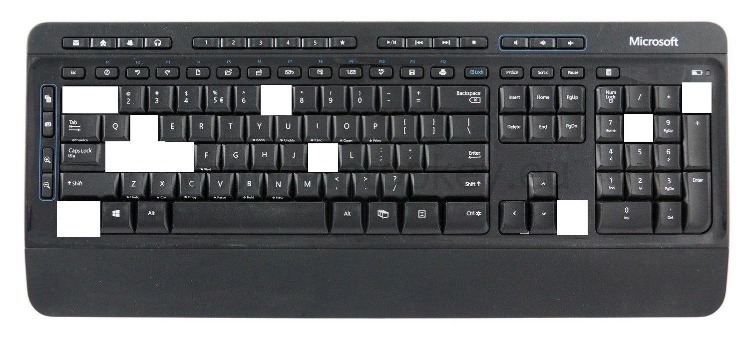 Microsoft Wireless Keyboard 3000 V2 0 Microsoft Wireless Keyboard 3000 v2.0 κουμπια πληκτρολογιου λαπτοπ
