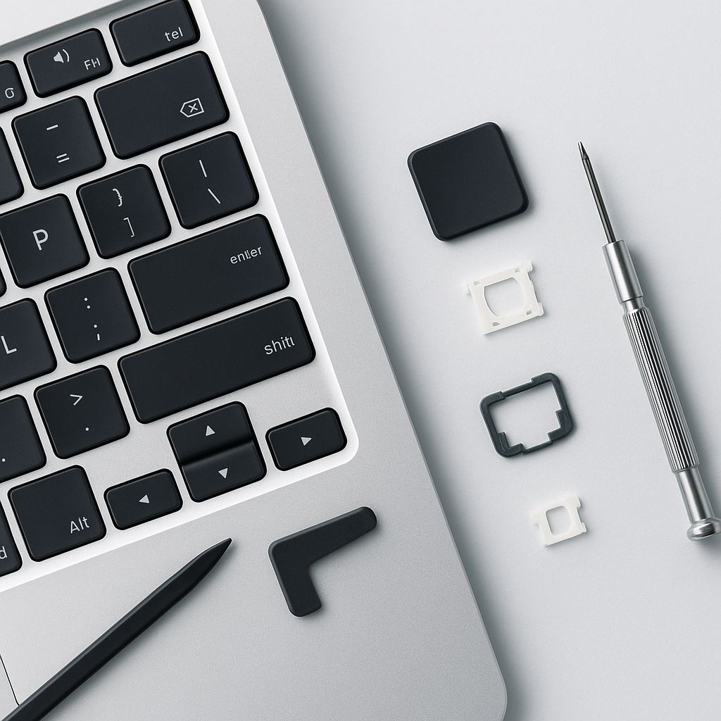 Οδηγός βήμα προς βήμα για την αντικατάσταση πλήκτρου πληκτρολογίου φορητού υπολογιστή